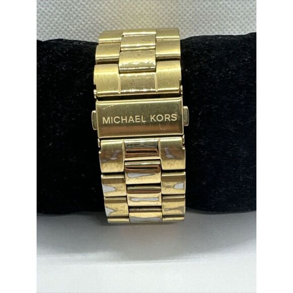 Michael Kors Runway MK8077 Men\'s Gold Stainless Steel Analog Dial Watch JNA801 main image 7